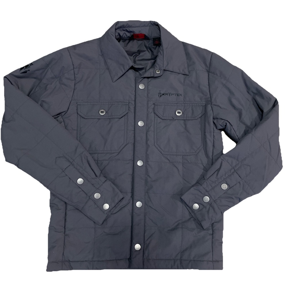 Kryptek EUC Men's Small‎ Grey Bushcraft Snap Up Jacket Gray